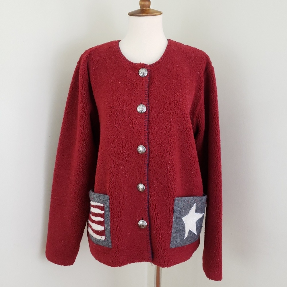 Christopher & Banks Patriotic Sweater Size Small